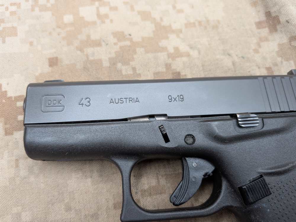 Glock 43 9MM Slimline G43 Police Trade In USED Night Sights-img-4