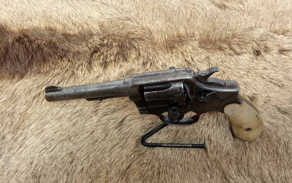 Smith & Wesson 32 Winchester revolver PEARL GRIPS -img-4