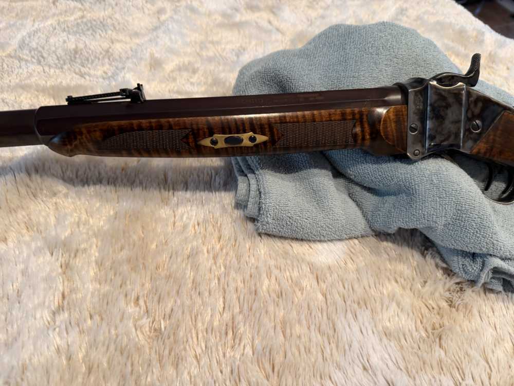 Pedersoli 1874 Sharps Old West Maple with Kelley sights-img-6