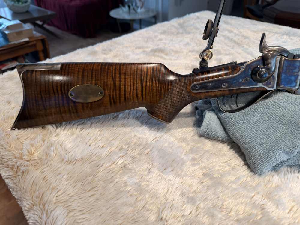 Pedersoli 1874 Sharps Old West Maple with Kelley sights-img-1