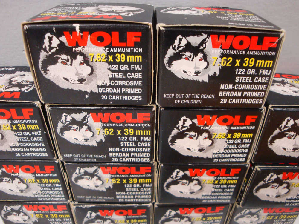 Lot Of 880 Rounds Of 7.62X39 Wolf & Herter's 122-Grain Steel Case - Clean-img-2