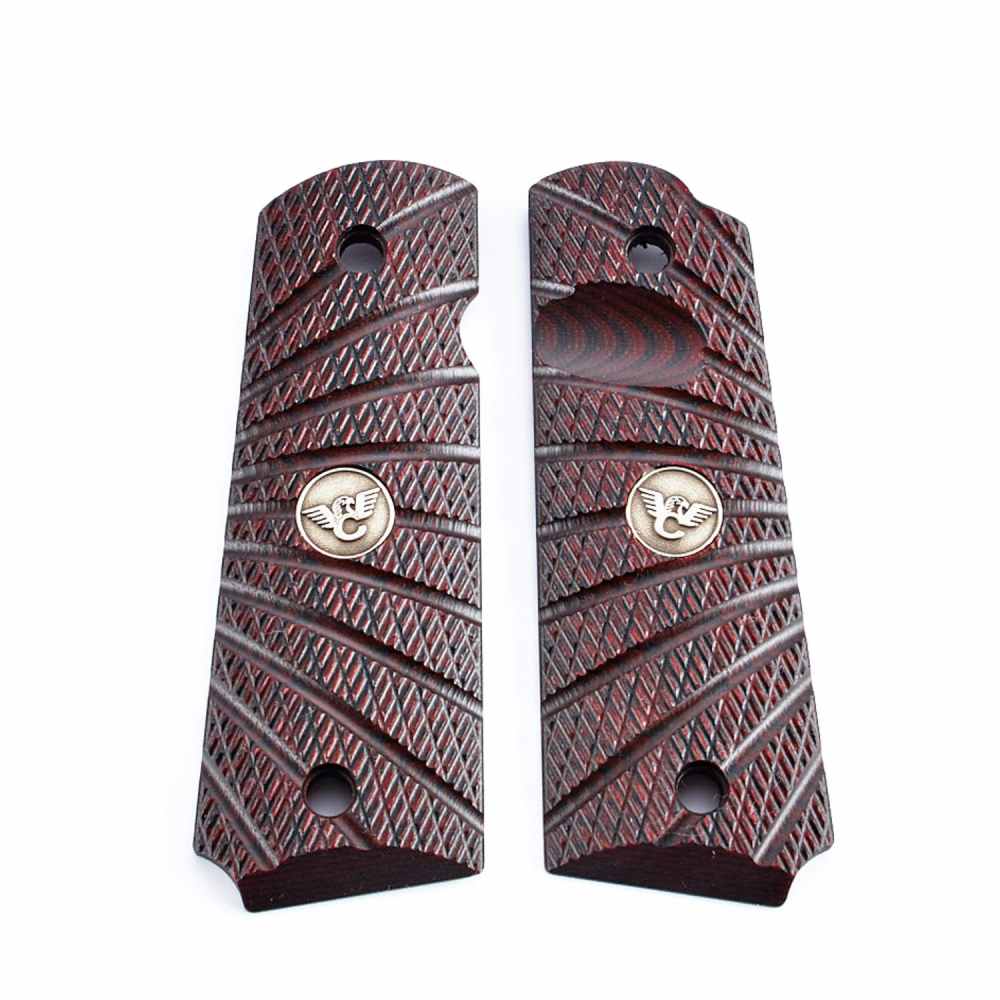 Wilson Combat 1911 Starburst G10 Grips Black Cherry 738-FS-BB-BC-img-0