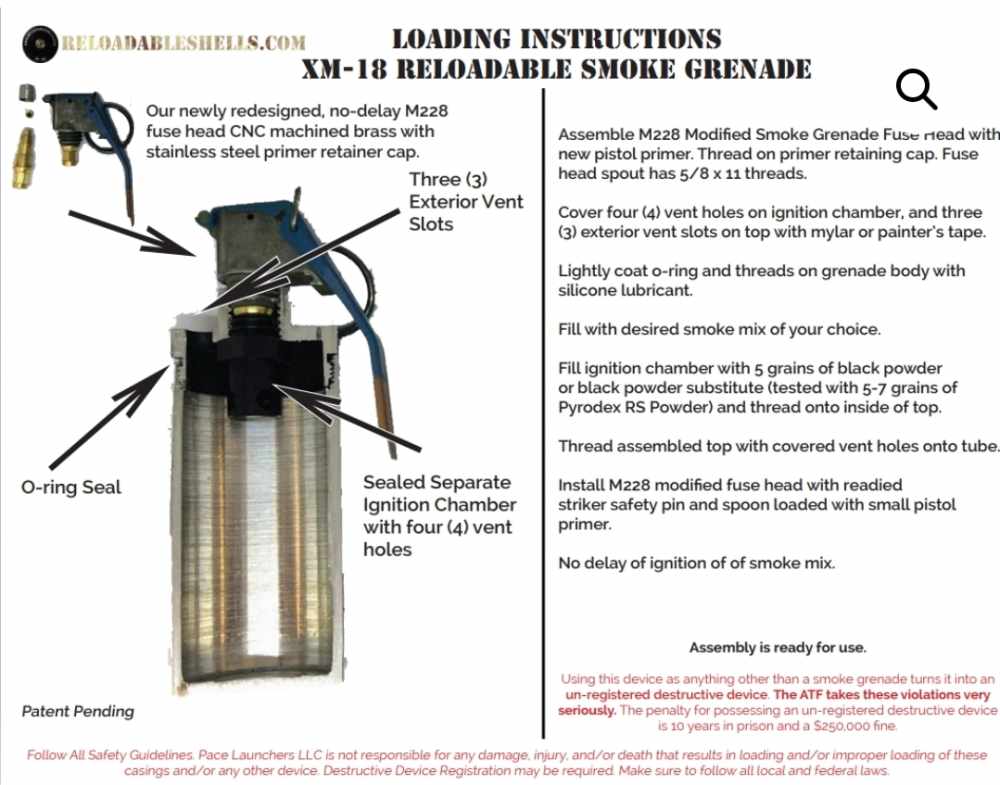 XM18 Reloadable Smoke Grenade-img-1