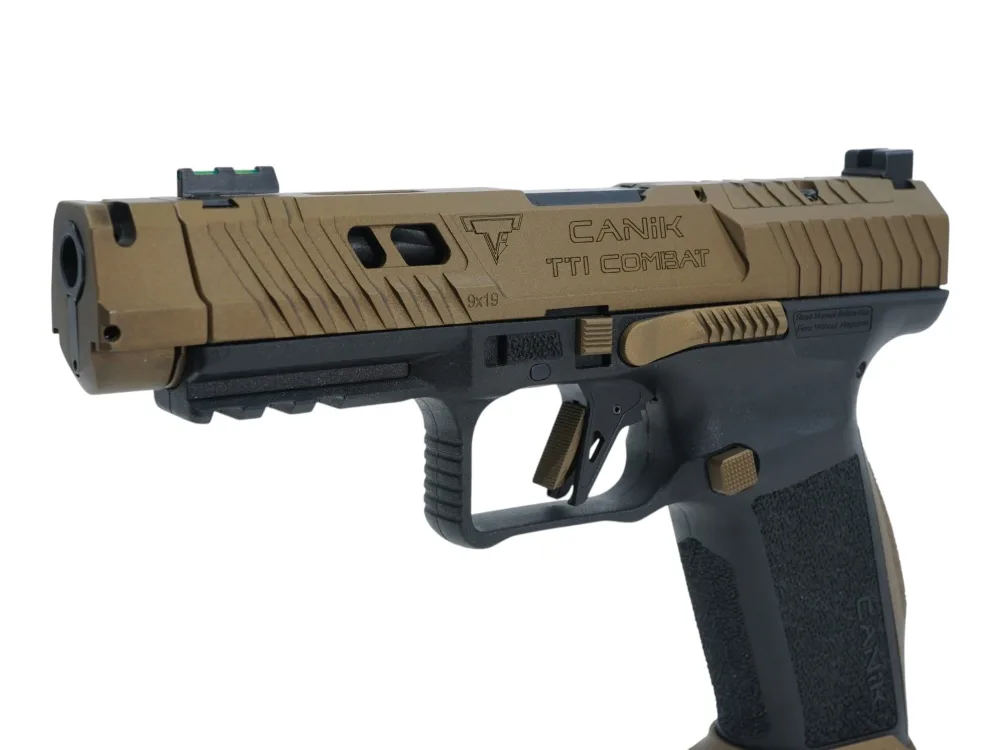 Canik TTI Combat 9mm 4.75" Taran Tactical Bronze Compensated Optics Ready-img-1