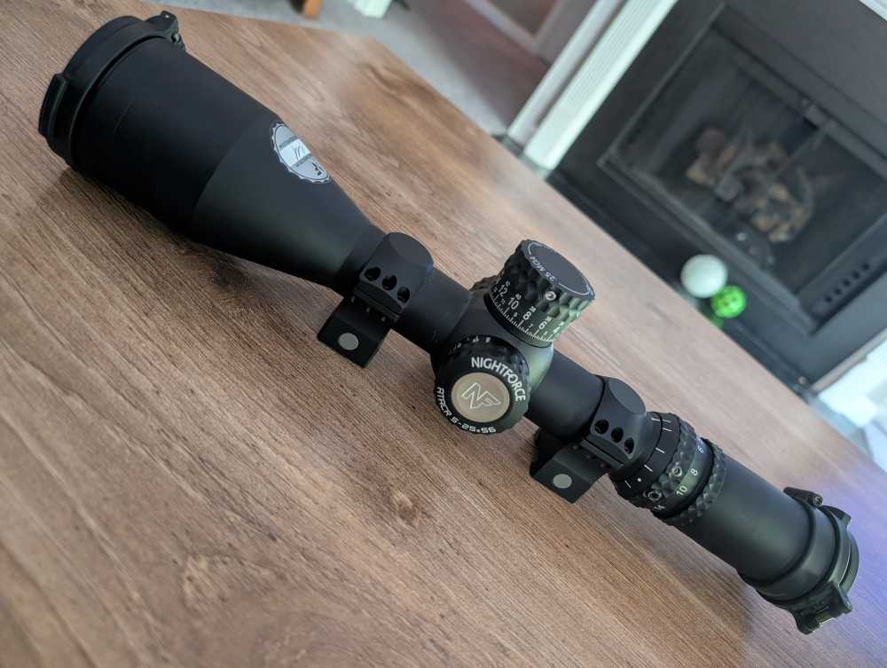 NightForce ATACR 5-25x56 34mm & rings-img-7
