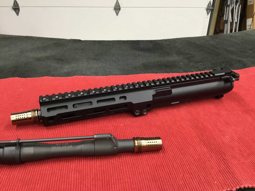  LMT AR15 COMPLETE UPPER 5.56/300 BLK 8.25 MRP-L UNFIRED 2 BARRELS         -img-9