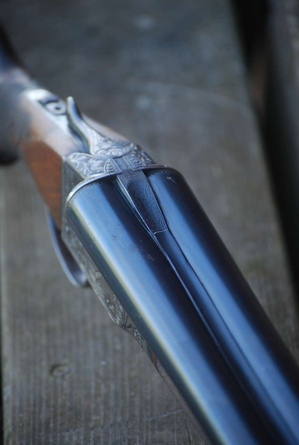 Ithaca Gun Co.  12 ga Grade 4 swamped Rib double barrel Shotgun-img-6