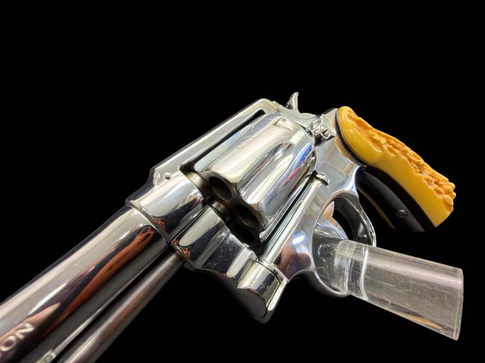 SMITH & WESSON PRE MODEL 10 C-PREFIX .38 SPECIAL W/ NICKEL FINISH 4” C&R -img-9