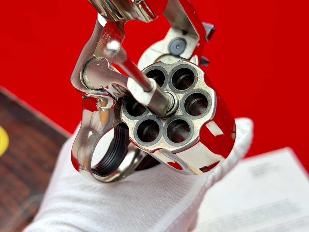 1983 Colt Trooper MK V .357 Magnum - Factory Nickel Finish In Box!-img-15