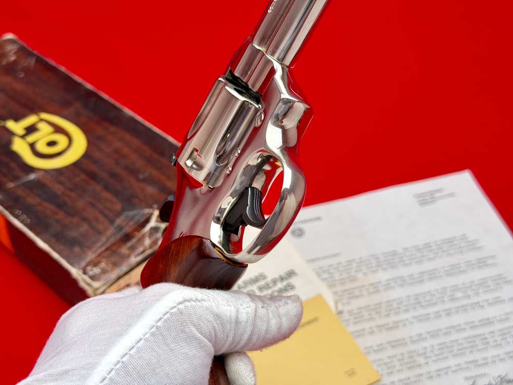 1983 Colt Trooper MK V .357 Magnum - Factory Nickel Finish In Box!-img-9
