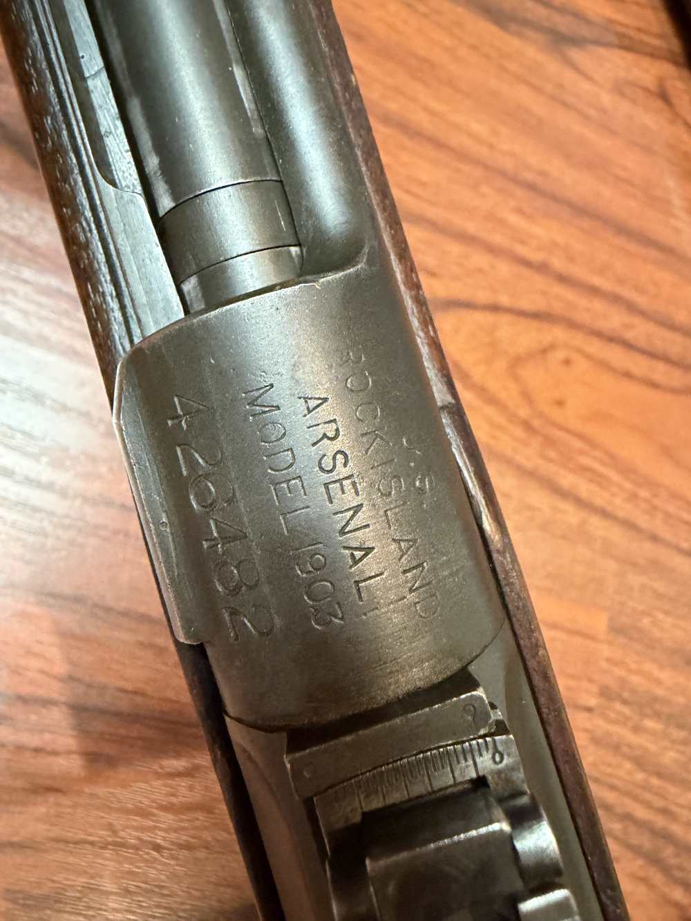 Rock Island Arsenal Springfield 1903 30-06 WWI - WWII Original Excellent-img-2