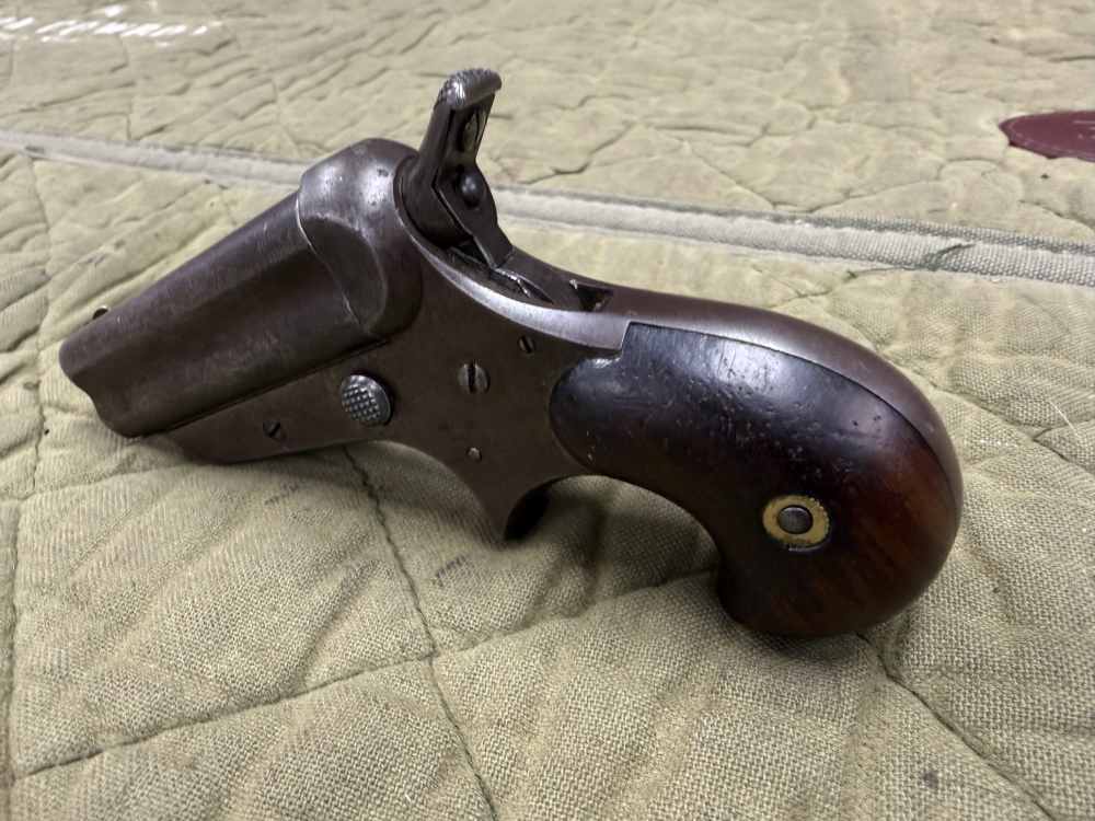 Antique C. Sharps Model 4 Bird’s Head Four-Barrel Pepperbox Derringer 32RF -img-3