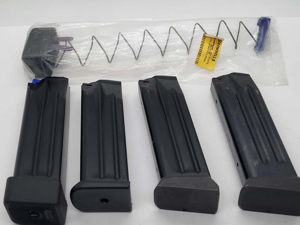 Lot of 4 RIA Rock Island 22 TCM double stack 1911 magazines mag clip extras-img-0