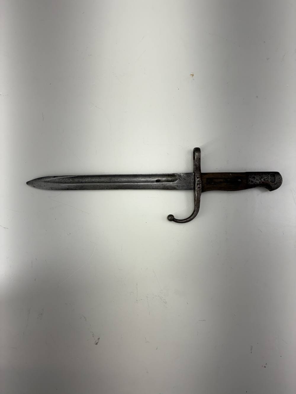1890 Turkish Mauser Short Bayonet Authentic -img-0