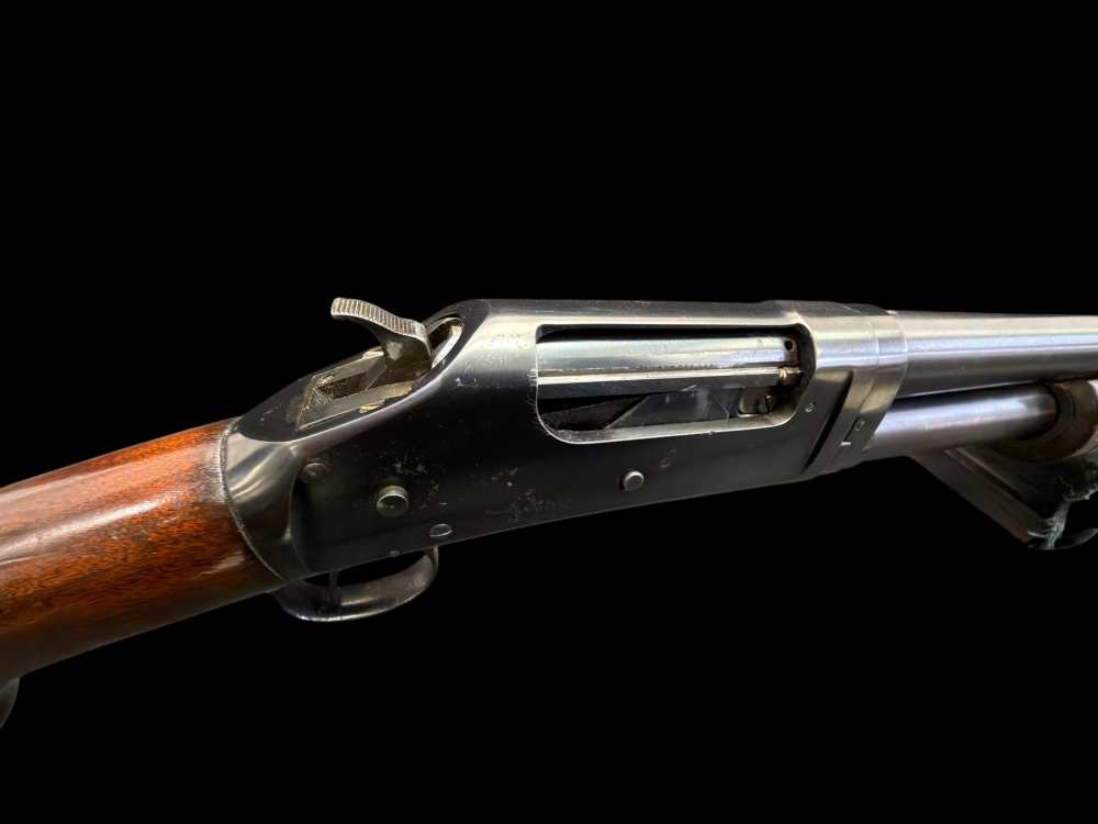 NICE ORIGINAL BLUING 1957 WINCHESTER MODEL 1897 12 GAUGE 30” FULL CHOKE C&R-img-10
