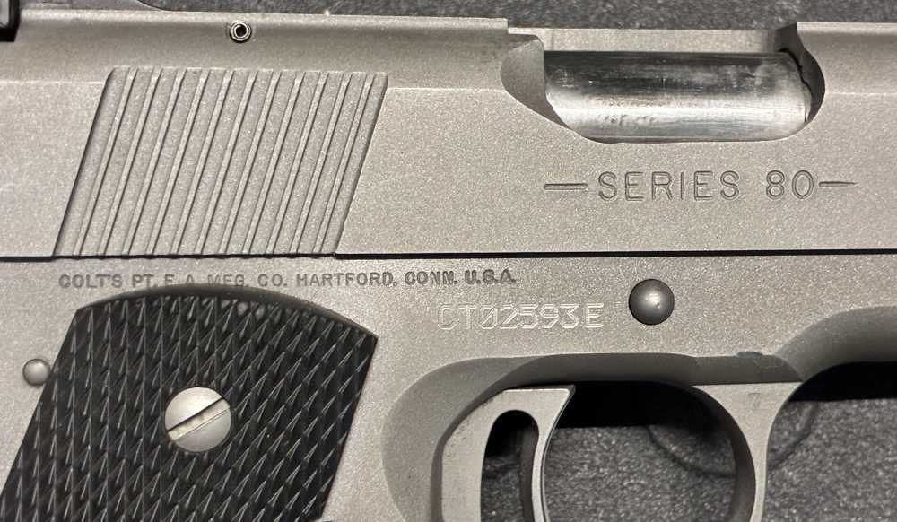 COLT SERIES 80 STAINLESS COMBAT TARGET MODEL 45 ACP FACTORY NEW NO BOX-img-4