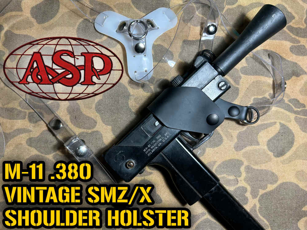 RARE Ingram MAC-11 .380 ASP SMZ-X Shoulder Holster Ken Null RPB COBRAY M11-img-0