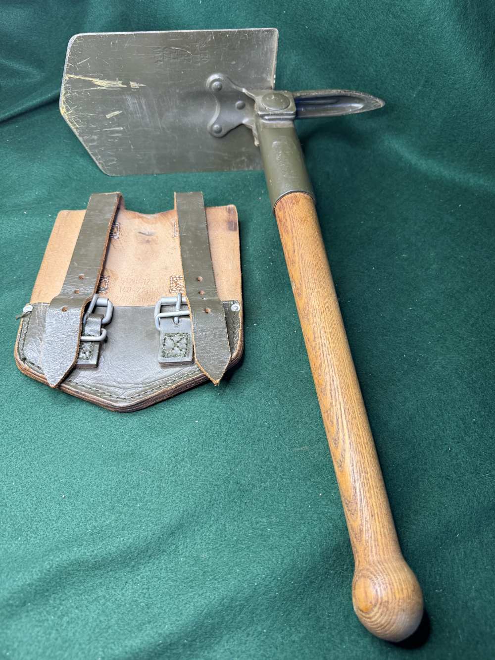 Bundeswehr Folding Shovel Entrenching Tool Pick German -img-3