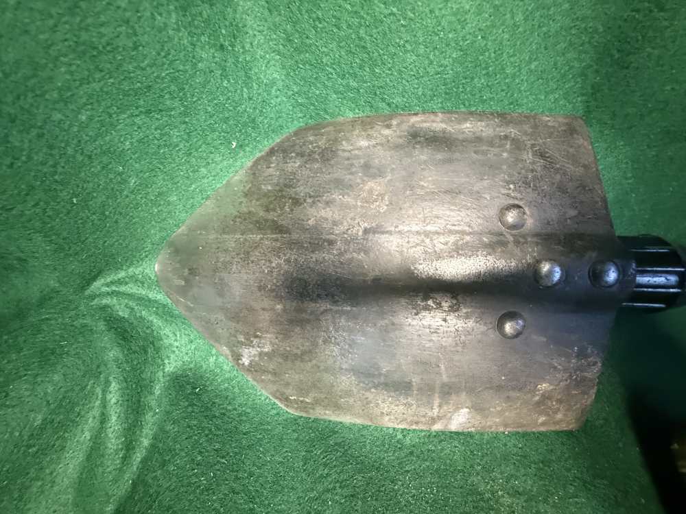 WWII US M1943 Folding Shovel Ames 1944 1945 Cover Carrier Kesler WW2 E-Tool-img-5