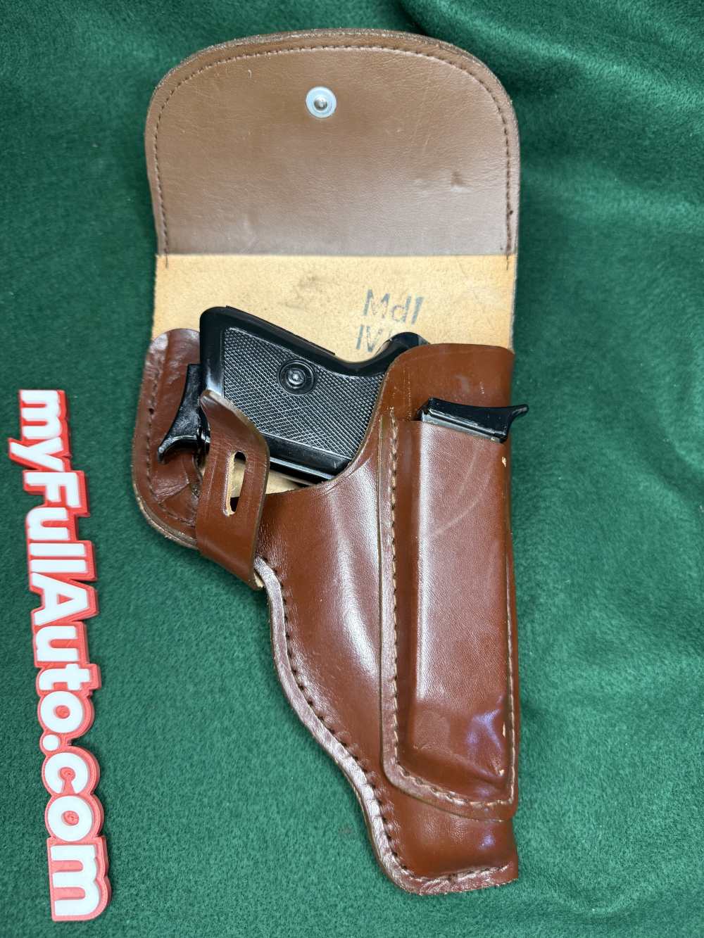 Polish Radom P-64 9x18 Makarov 1971 Military Pistol C&R + 2 Mags & Leather -img-12