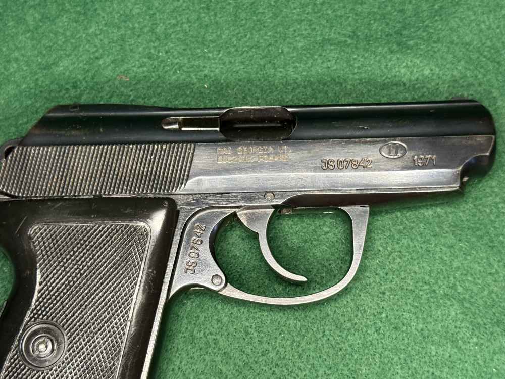 Polish Radom P-64 9x18 Makarov 1971 Military Pistol C&R + 2 Mags & Leather -img-2