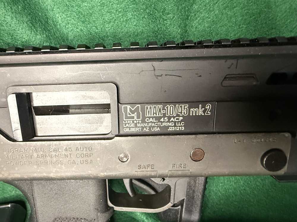 Factory Powder Springs MAC10 M10/45 Cobray Transferable Machine Gun Lage -img-3