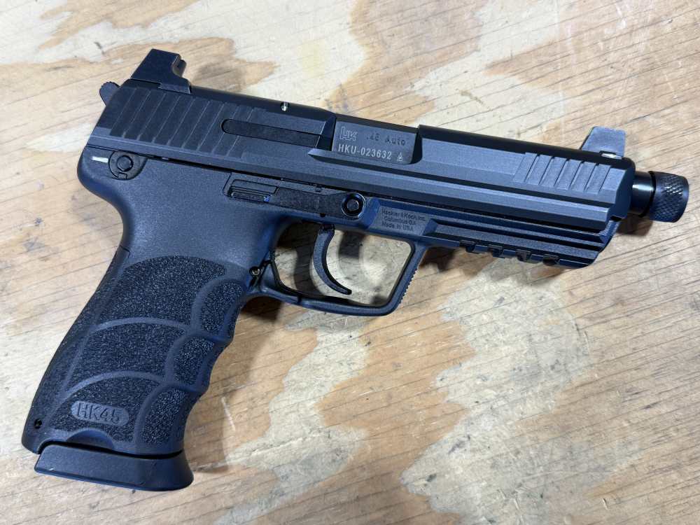 Heckler & Koch H&K HK45 Tactical V1 HK45T 45 ACP 3x Mags Threaded Barrel -img-0