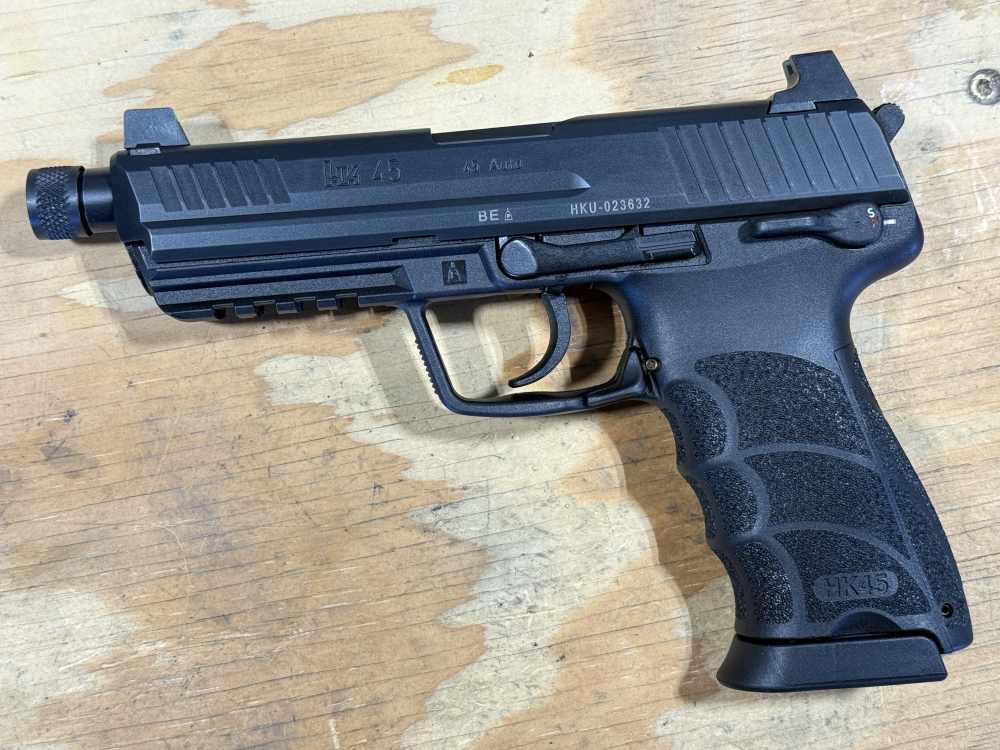Heckler & Koch H&K HK45 Tactical V1 HK45T 45 ACP 3x Mags Threaded Barrel -img-1