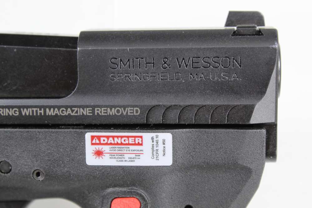 Smith and Wesson S&W M&P Shield 9mm Compact Carry w/ Crimson Trace Laser-img-5