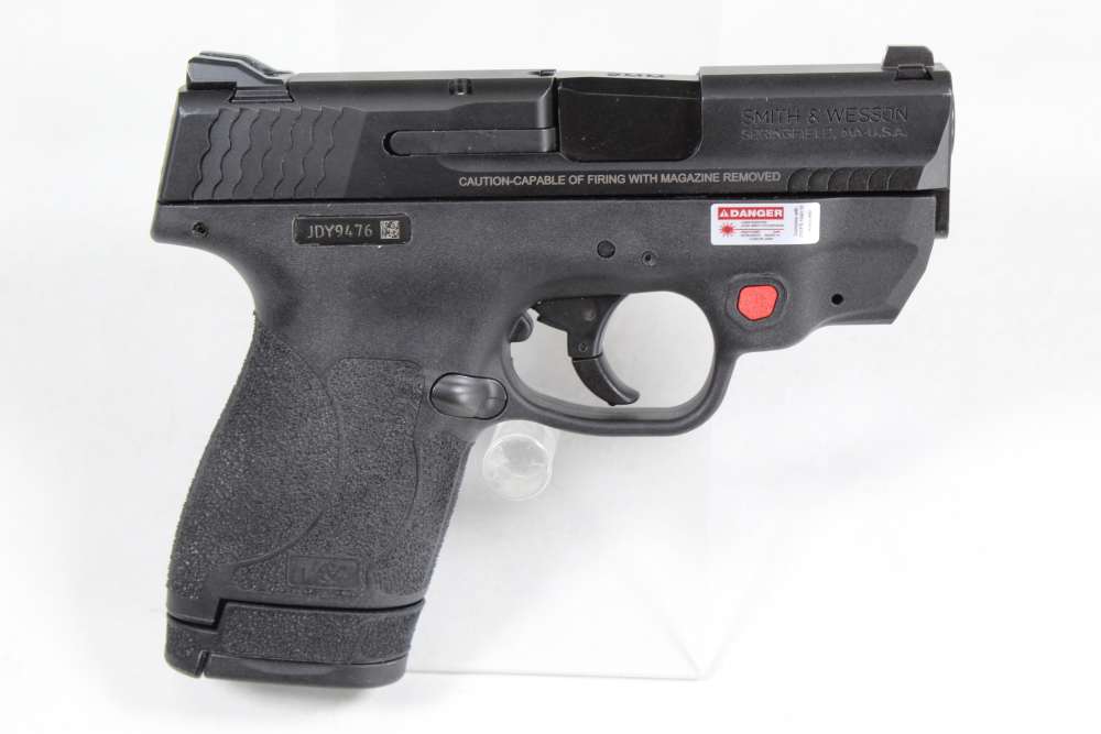 Smith and Wesson S&W M&P Shield 9mm Compact Carry w/ Crimson Trace Laser-img-1