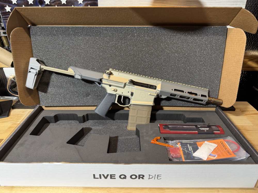 Q Boombox 8.6 BO 8 inch Pistol includes Multicam G-Sling -img-0