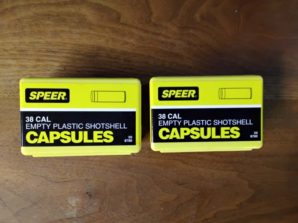 Speer .38 Caliber Shotshell Capsules 100 count-img-0