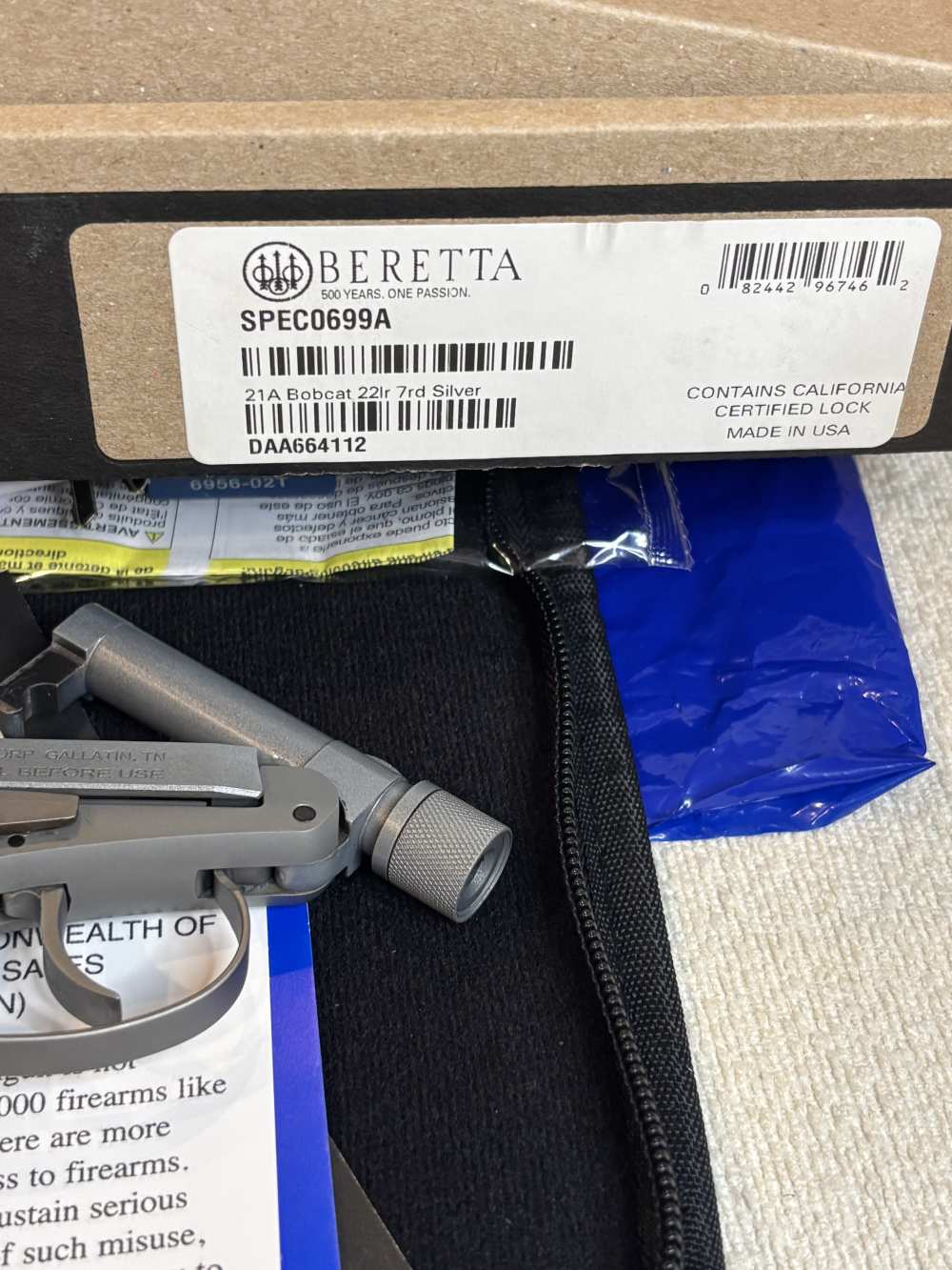 The Silver Ghost-Beretta Bobcat 21A .22lr Special run-Limited color-img-9