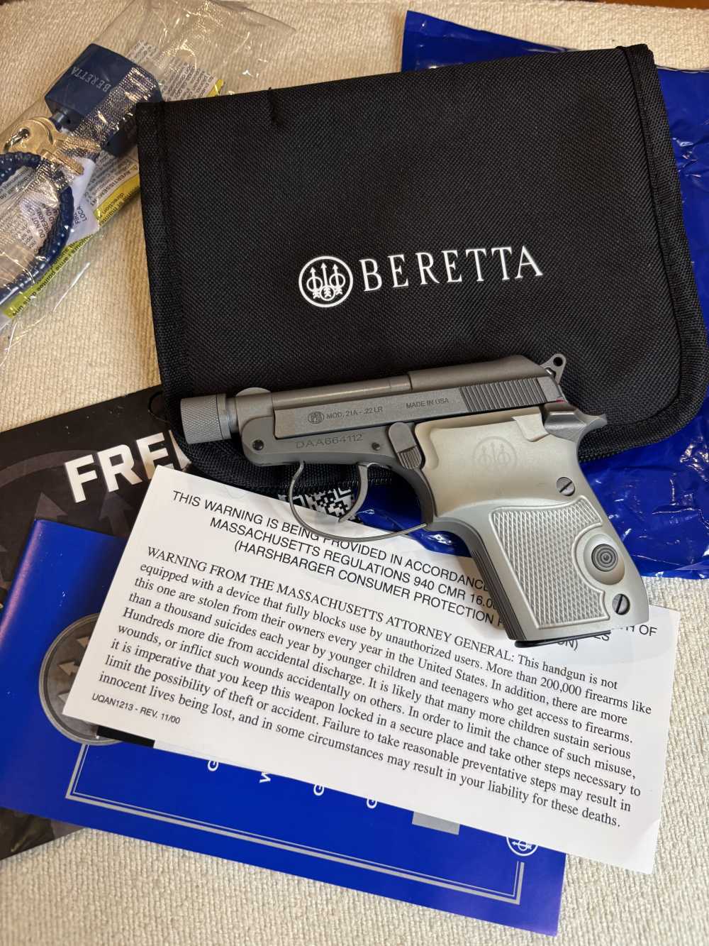 The Silver Ghost-Beretta Bobcat 21A .22lr Special run-Limited color-img-0