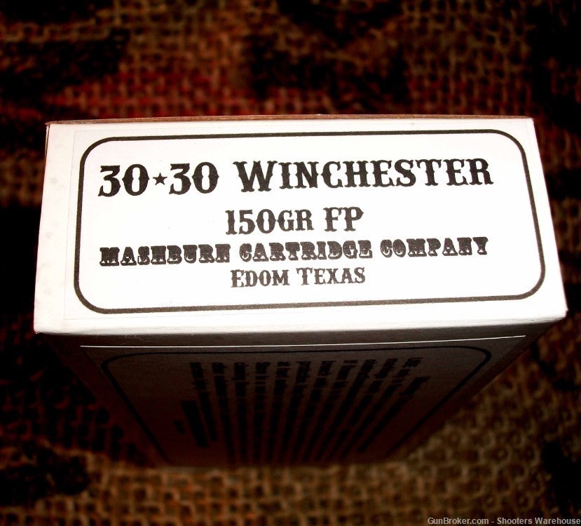 30-30 Winchester 150gr FP Mashburn Cartridge Company 20rds NEW-img-1