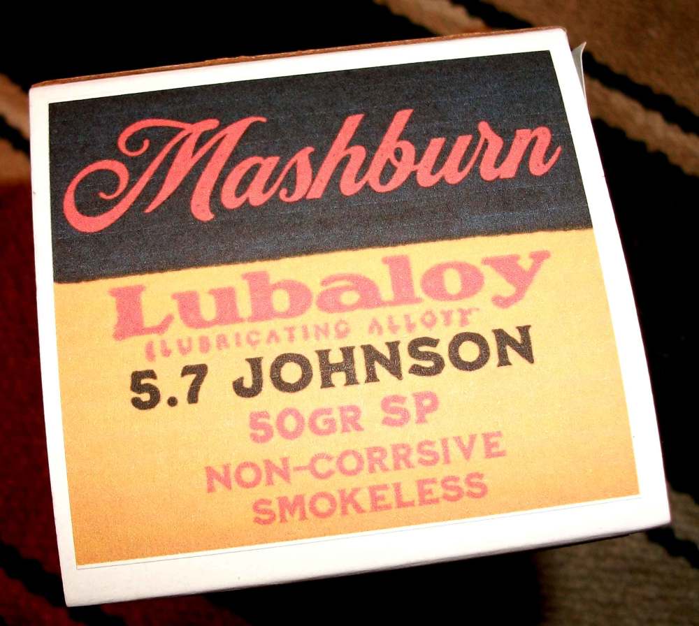 5.7 Johnson 22 Spitfire 50gr SP Mashburn Cartridge Company 50rds NEW-img-1