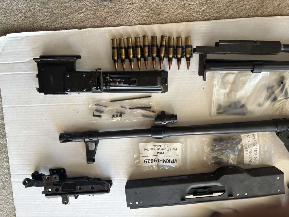 As new belt fed semi-auto PKM / M84 complete parts kit-img-5