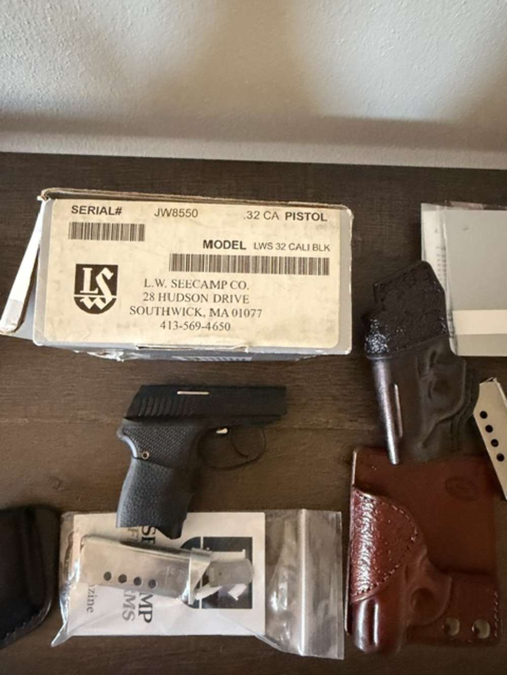 Seecamp 32 acp Black california edition extras-img-3