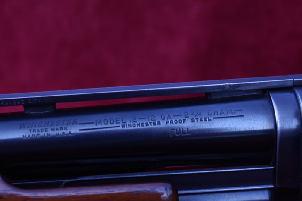 Winchester Model 12 1912 12Ga 2 3/4" 28" VEnt Rib Deluxe 1954 Clean -img-6