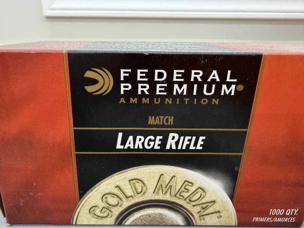 Federal Premium Match Large Rifle Primers No. GM210M - Box of 1000-img-0