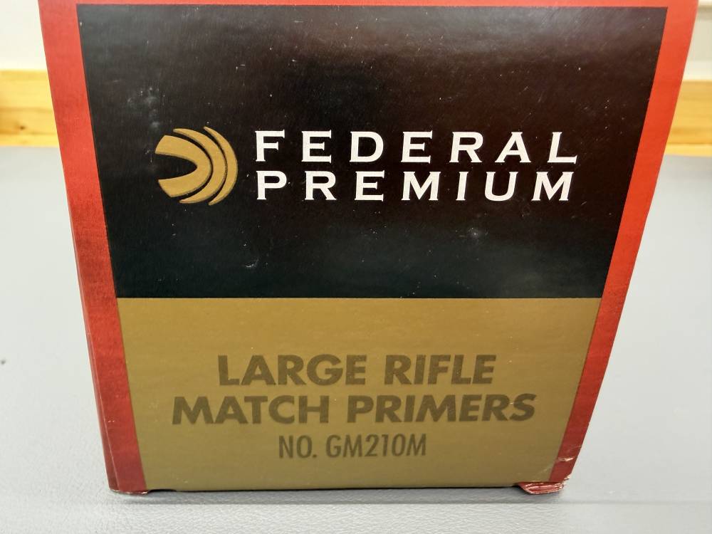 Federal Premium Match Large Rifle Primers No. GM210M - Box of 1000-img-2