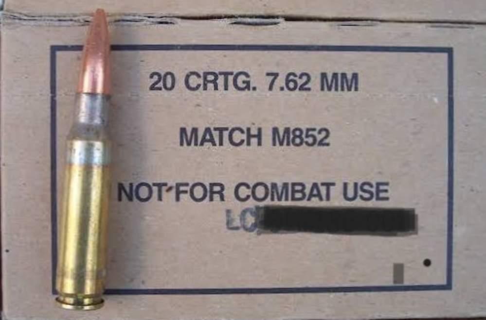 U.S. GI Lake City MATCH 7.62x51 .308 Win. 1-10+ Boxes 168gr HPBT  M852-img-0