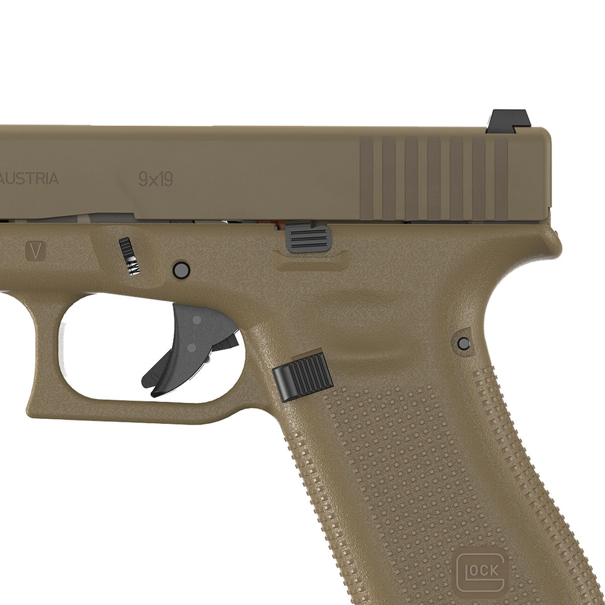Glock G19X V 9mm Luger Pistol 4.02 Coyote Brown UV1950703X-img-3