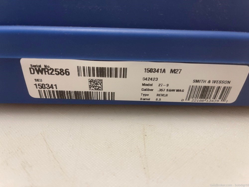 Smith & Wesson 27 Classic Blued .357 Magnum 6.5" 150341 NO CC FEES-img-3