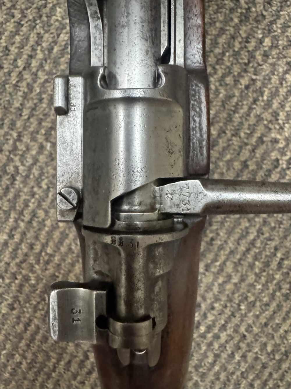 WWI Gew98 1913 Amberg in the White All Matching Rare Gewehr 98 8mm Mauser-img-14