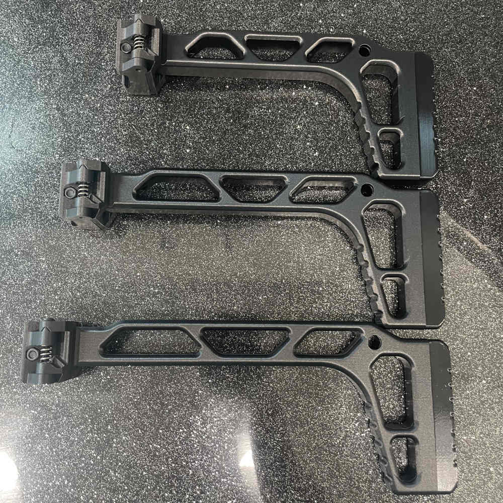 Kate Moss Style Long Carbon Fiber Folding Picatinny Stock-img-0