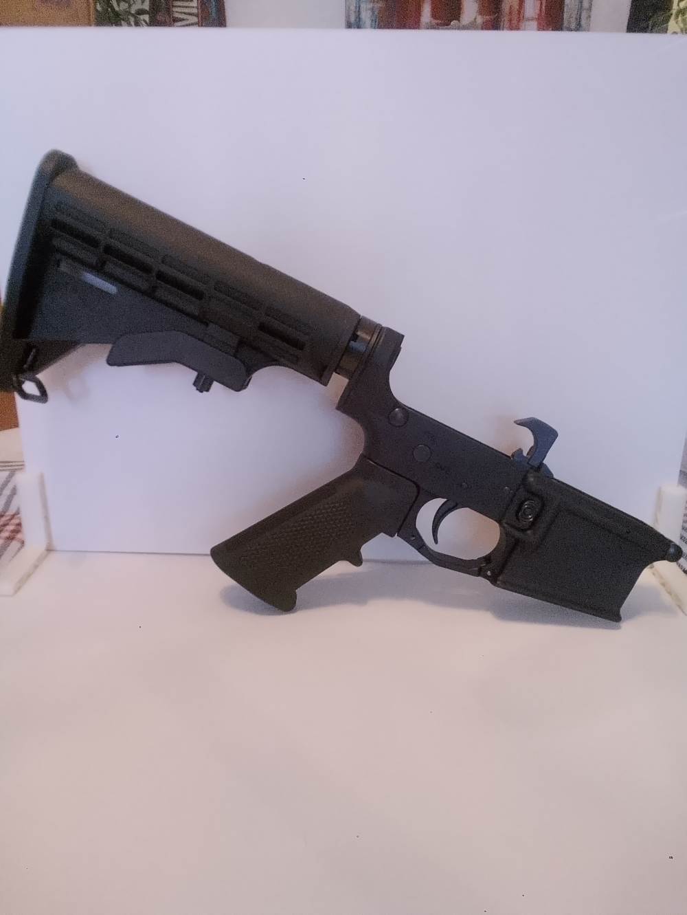 AR-15 Alum 7075 T6 Complete Lower Receiver 6 Pos Stock. Layawayok-img-0