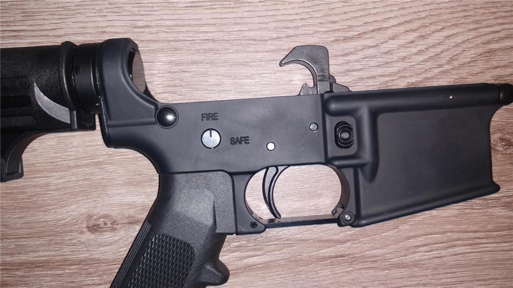 AR-15 Alum 7075 T6 Complete Lower Receiver 6 Pos Stock. Layawayok-img-2