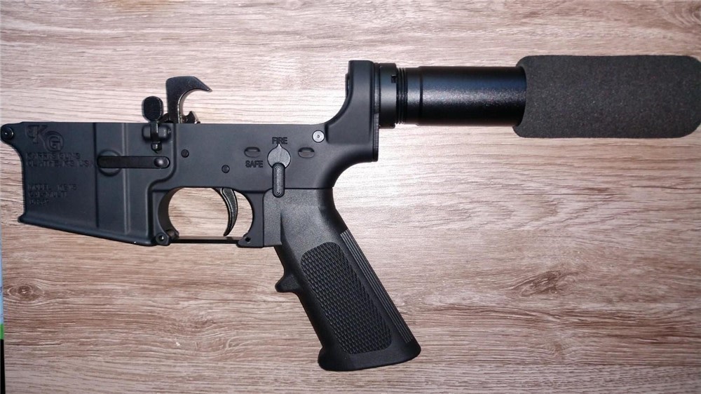 AR-15 Aluminium 7075 T6 Complete Pistol Lower - New-img-0