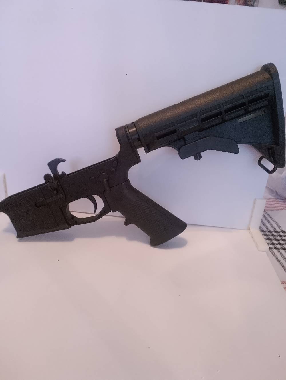 AR-15 Alum 7075 T6 Complete Lower Receiver 6 Pos Stock. Layawayok-img-5